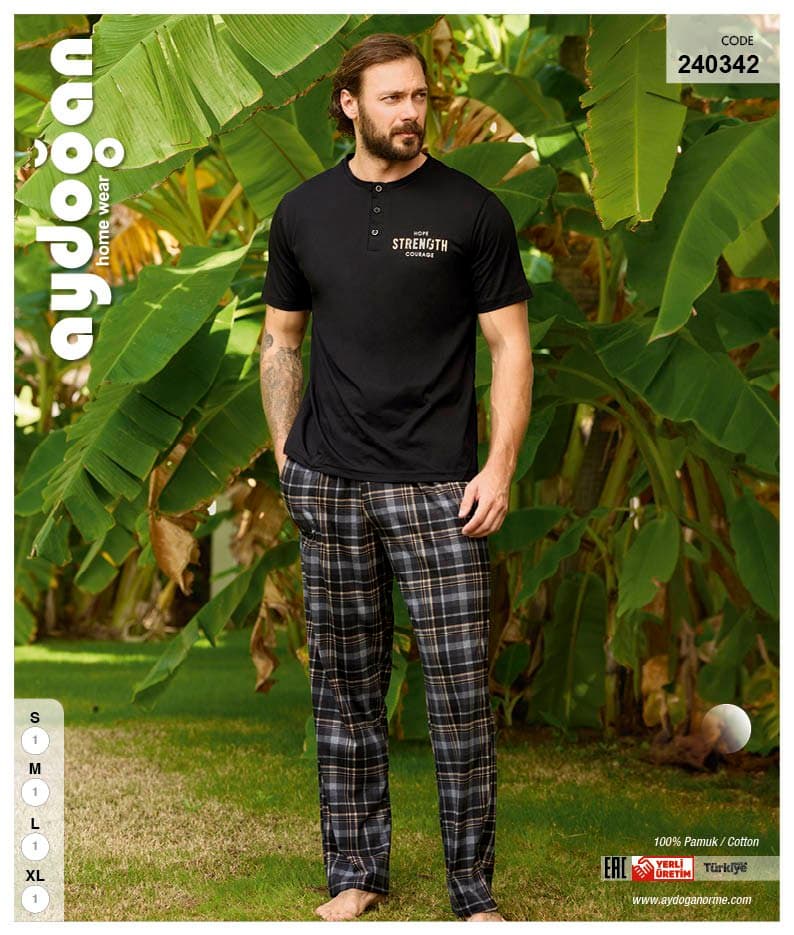 Aydogan Men's Pajama Set 240342
