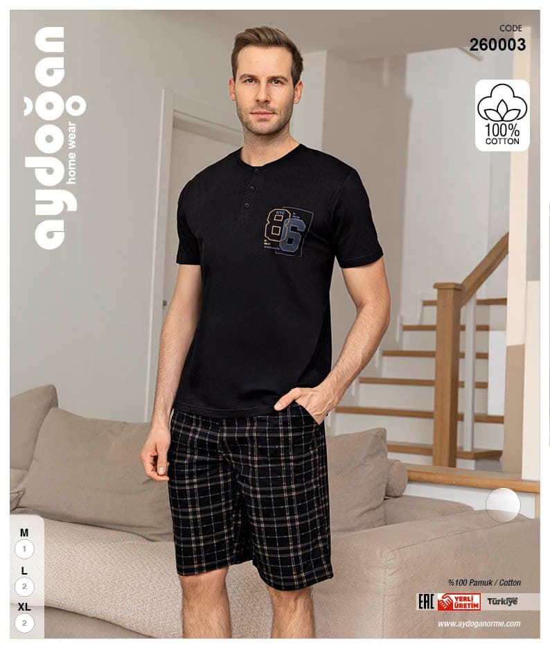 Aydogan Men's Pajama Set 260003