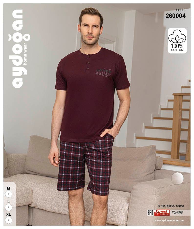 Aydogan Men's Pajama Set 260004
