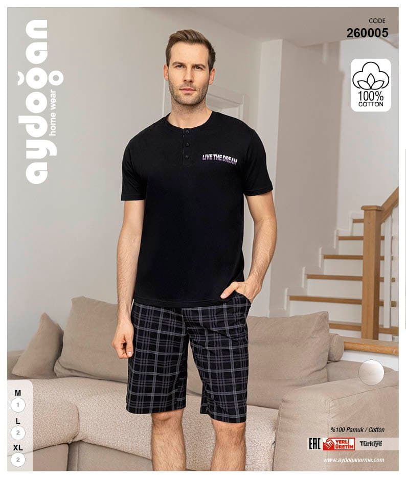 Aydogan Men's Pajama Set 260005