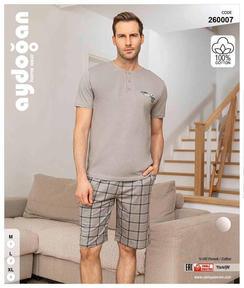 Aydogan Men's Pajama Set 260007