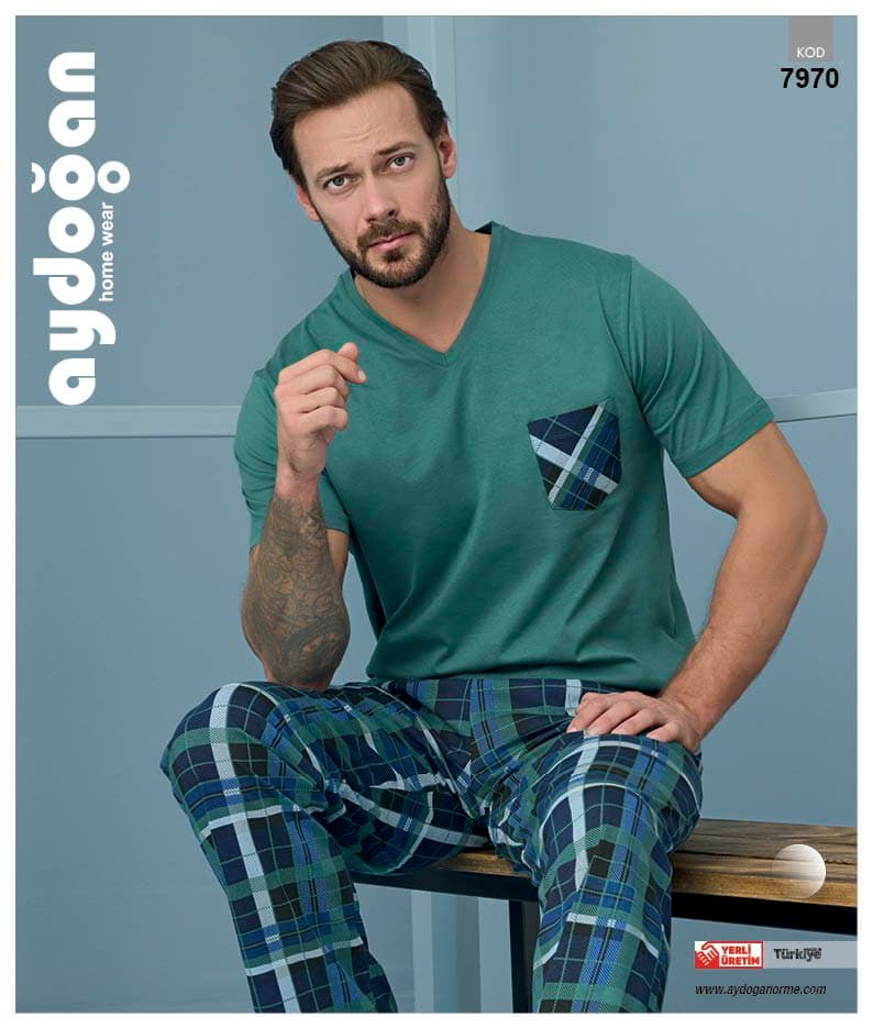 Aydogan Men's Pajama Set 7970