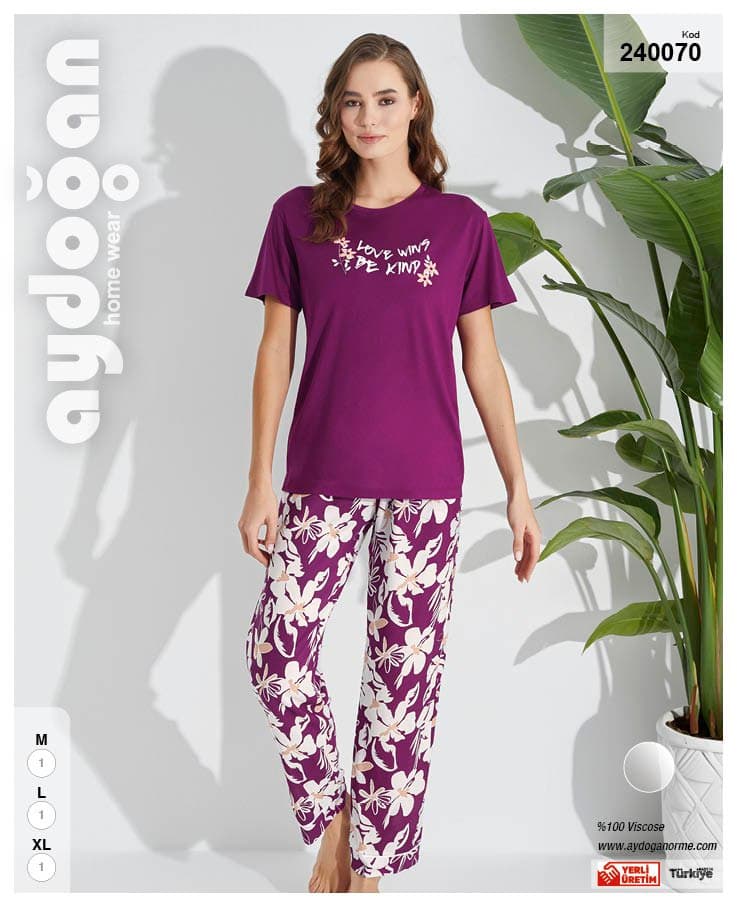 Aydogan Women's Pajama Set 240070