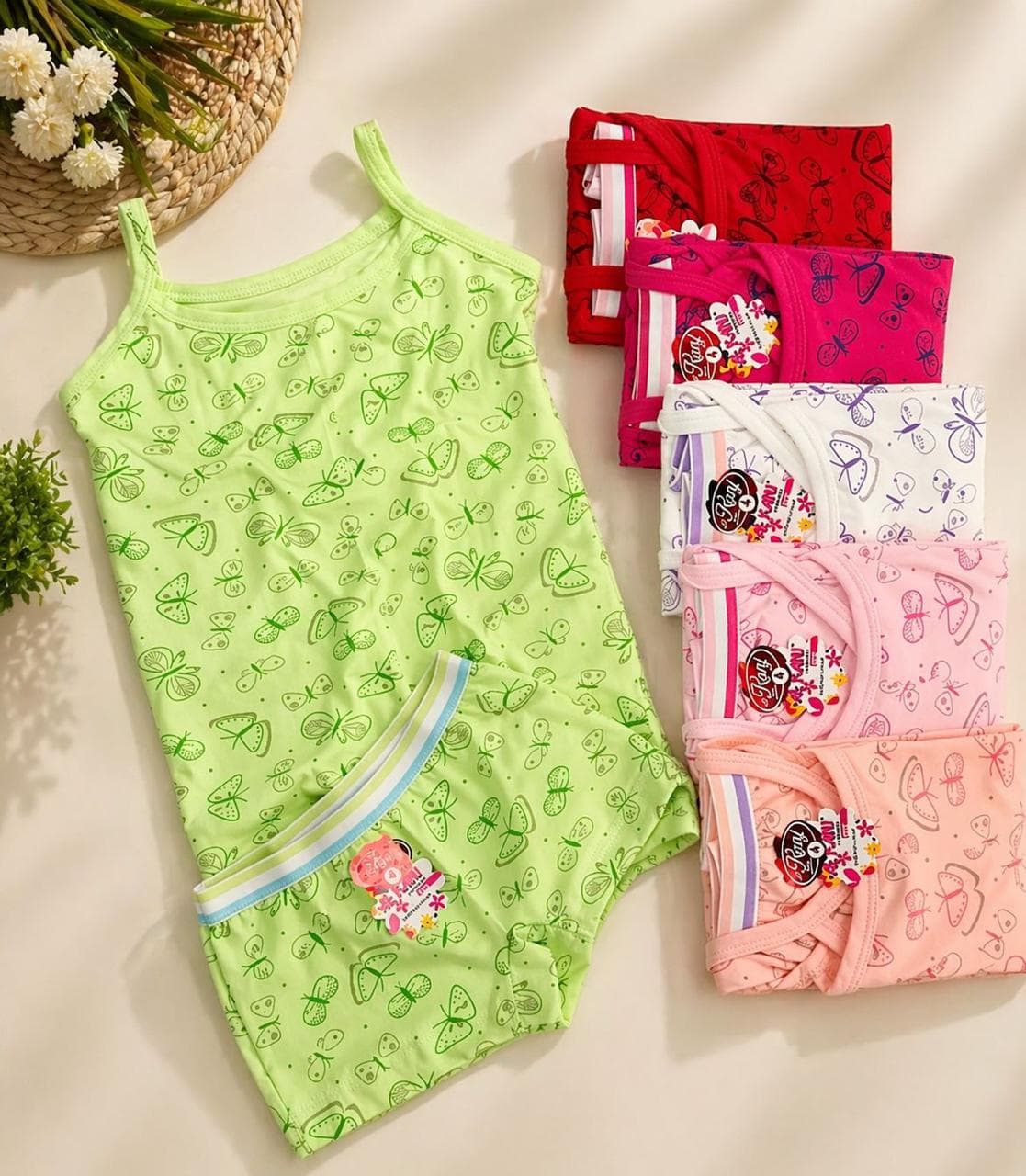 Girls' Butterfly Camisole & Shorts Set